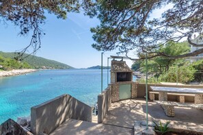 BBQ/picnic area - Apartments Olivera (Blato)