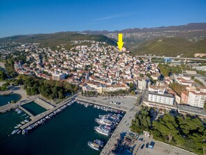 Aerial view - Apartments Trossana (Crikvenica)
