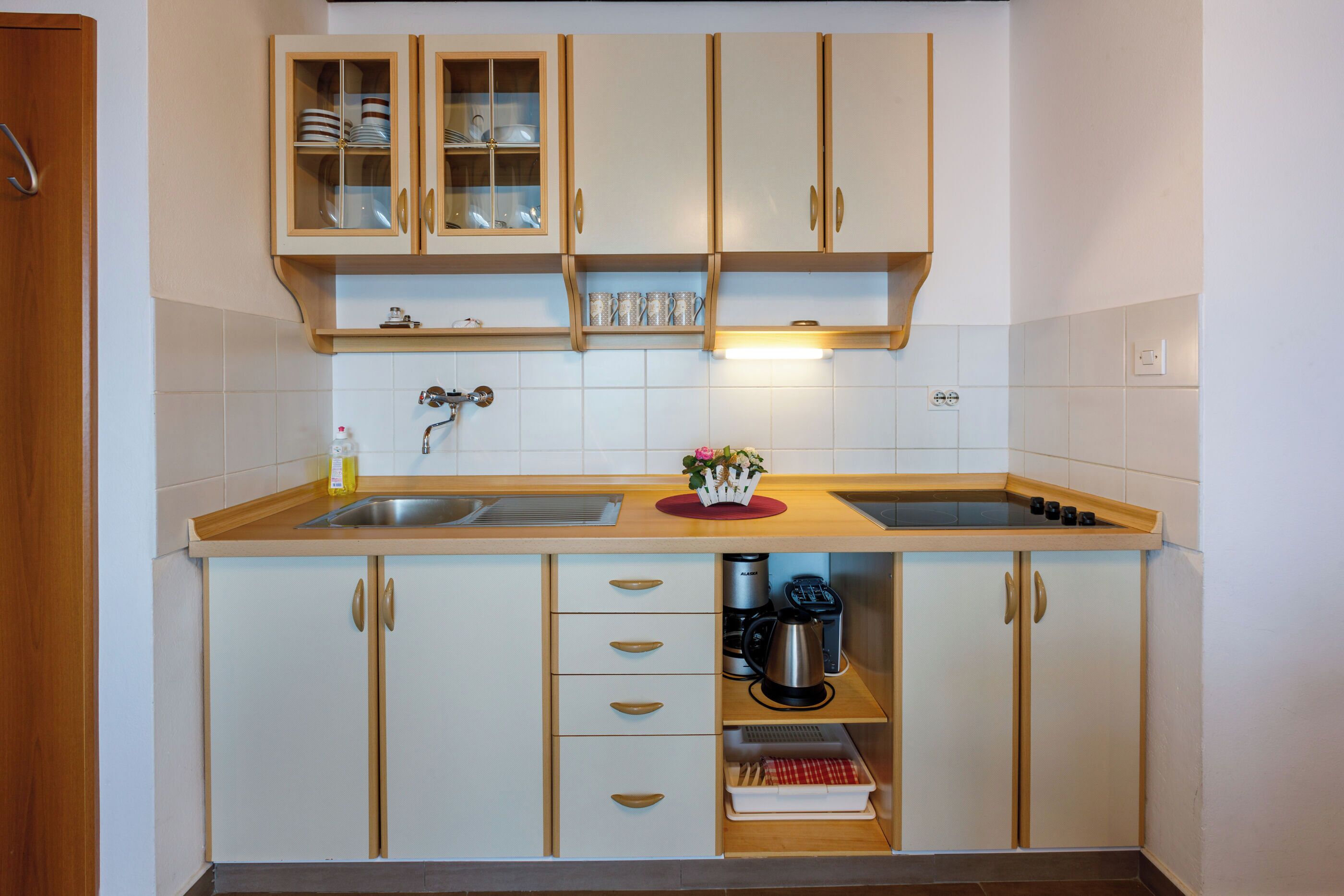 Apartment (A4) | Private kitchen | Fridge, stovetop, espresso maker, electric kettle