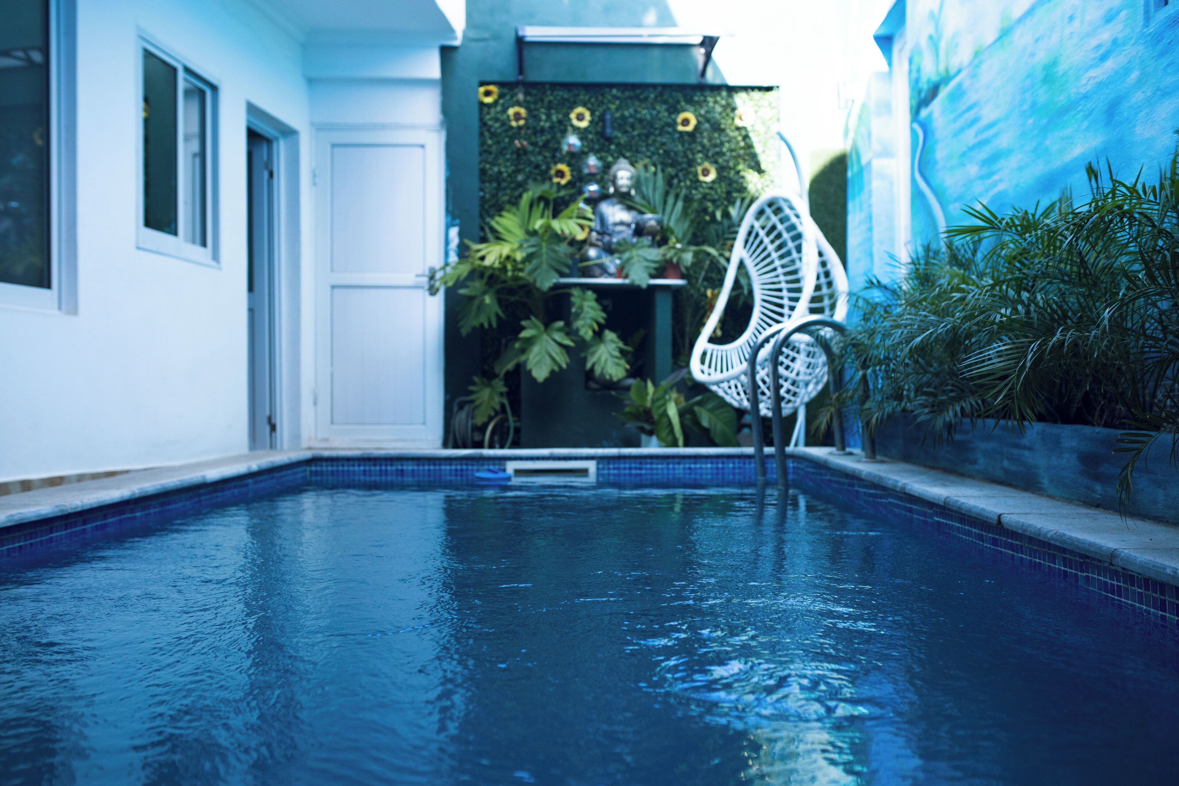 Indendørs pool, liggestole