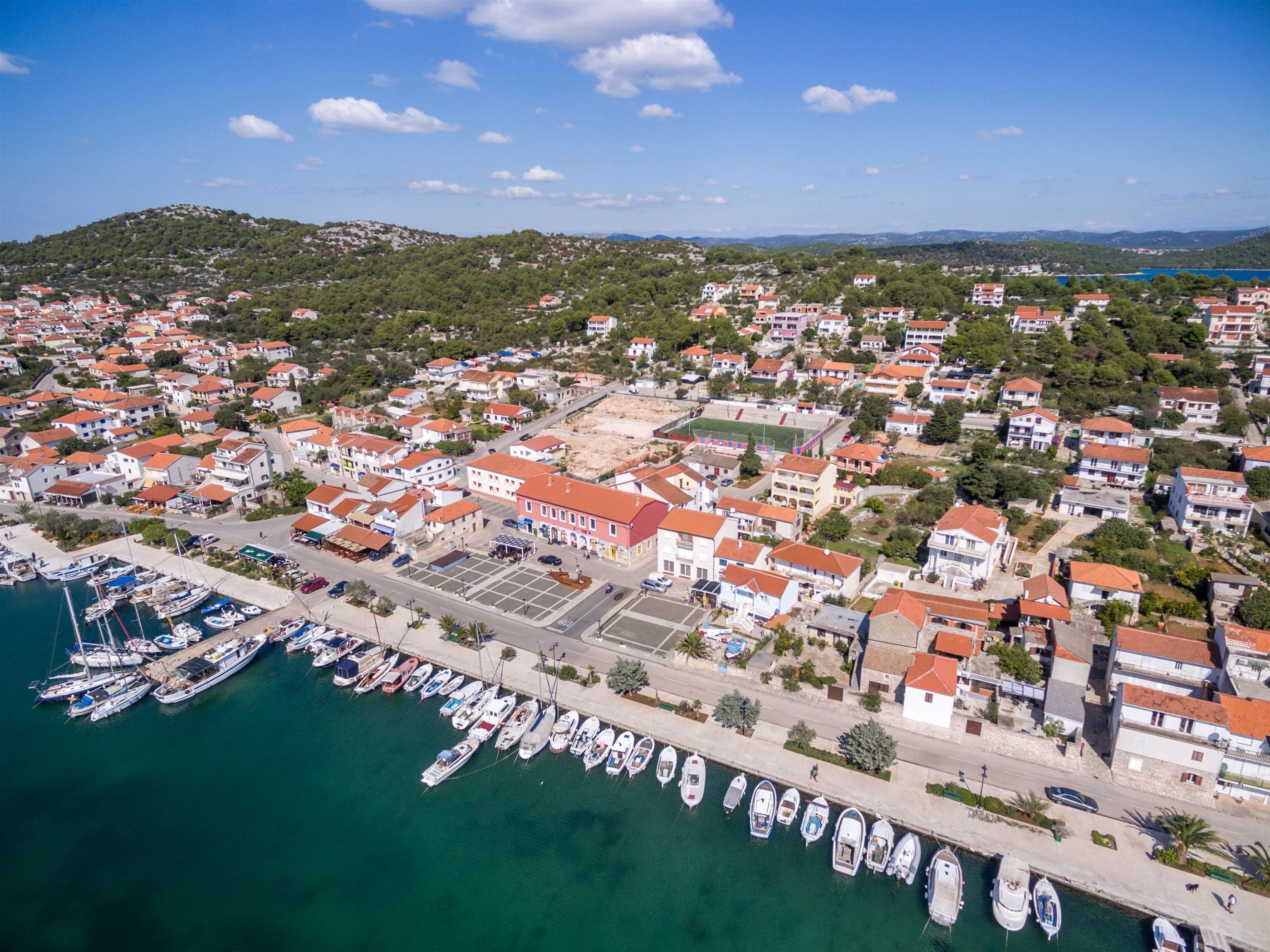 Staduitzicht vanuit accommodatie