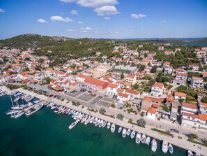 Stadsuitzicht vanuit accommodatie