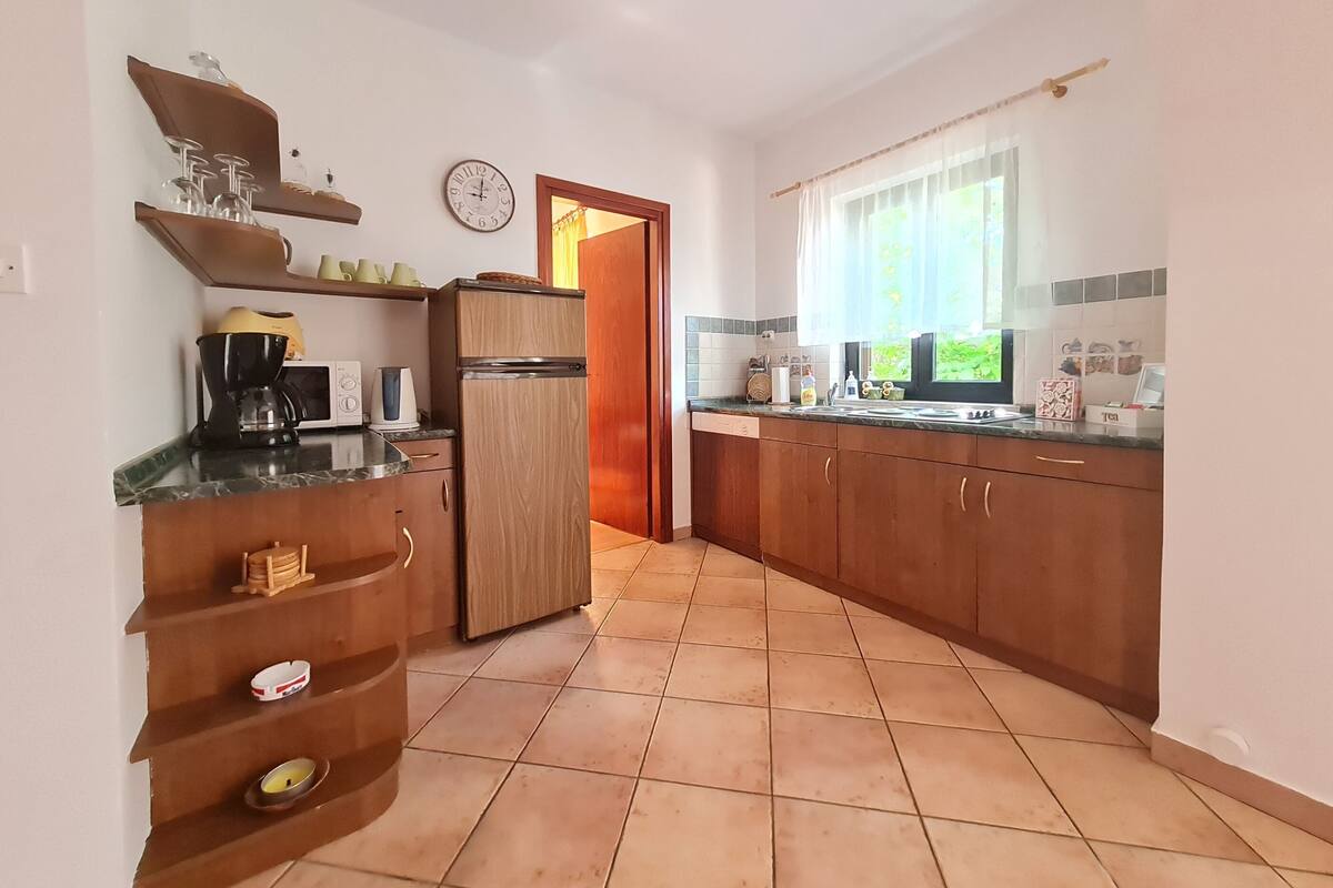 아파트 (A1) | 전용 주방 | 냉장고, 전자레인지, 쿡탑, 에스프레소 메이커