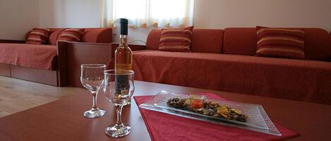 Lägenhet (A1) | Vardagsrum