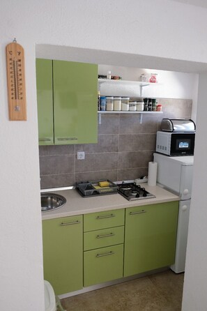 House | Private kitchen | Fridge, microwave, stovetop, toaster - House Robinson House (Primosten)