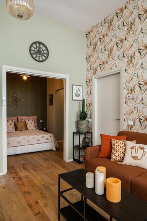 1 Schlafzimmer, Bügeleisen/Bügelbrett, kostenloses WLAN, Bettwäsche