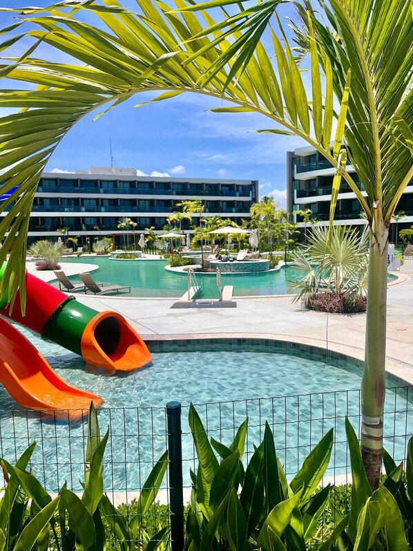 Basic Studio | Pool | 4 outdoor pools - Beach Class Verano - Porto de Galinhas (Ipojuca)