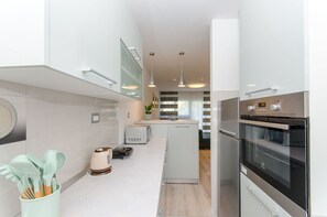 Apartment (A1) | Private kitchen | Fridge, microwave, oven, stovetop - Apartment Astrid (Split)