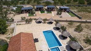 Aerial view - Mobile Home Banovi Dvori III (Tisno)