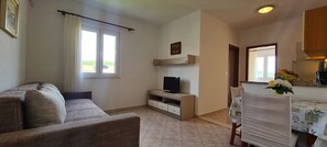 Apartment (A1) | Living room - Apartment Sea View (Jelsa)