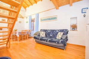 Apartment (A1) | Living area - Apartment Fjaka (Sali)