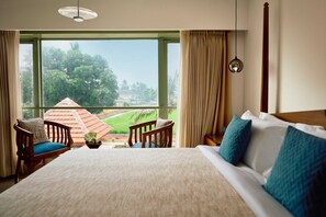 Room, Garden View | Egyptian cotton sheets, premium bedding, individually decorated - Vedic Village Retreat Alleppey (Alappuzha)