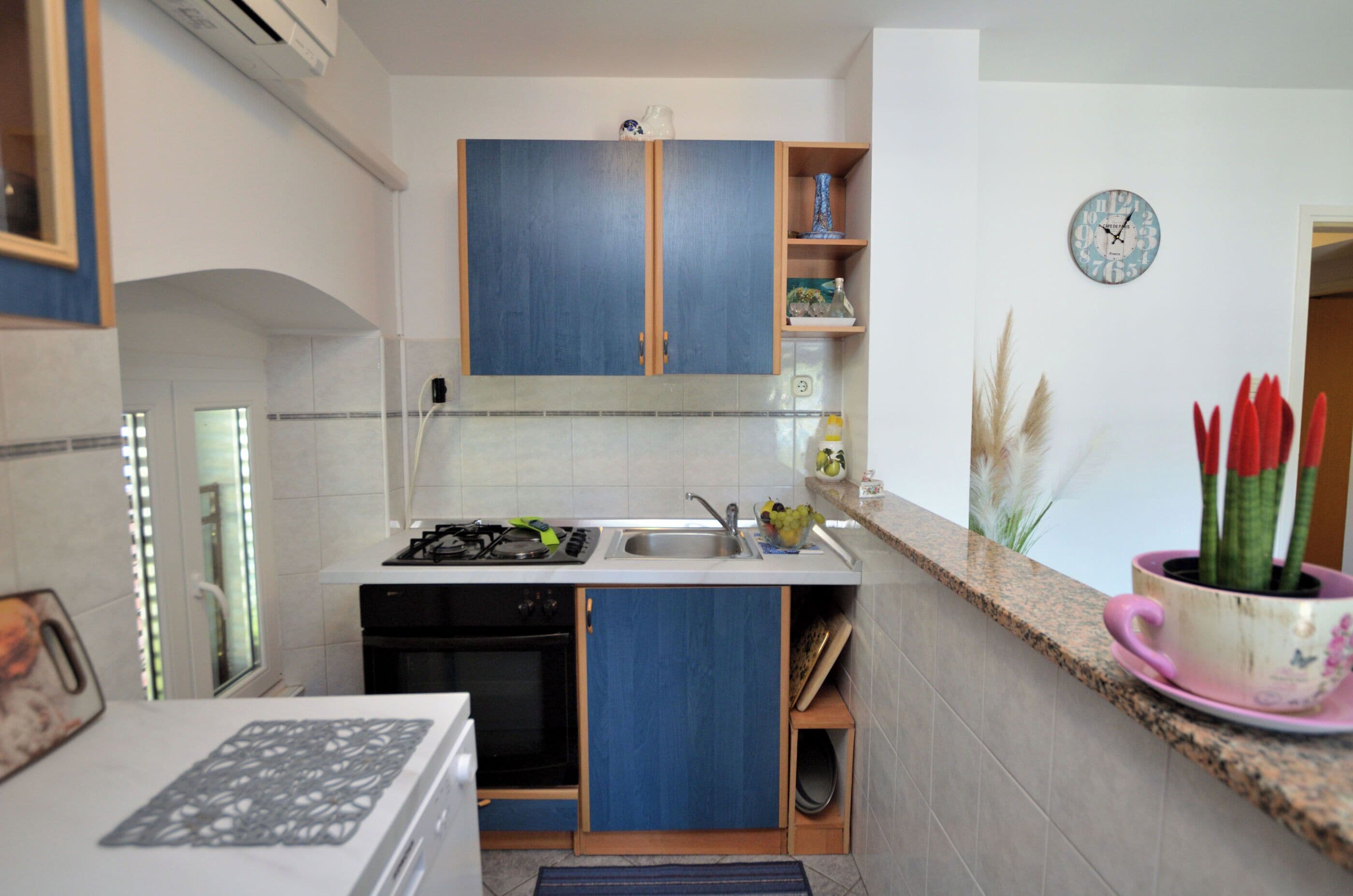 Apartment (A2) | Private kitchen | Fridge, microwave, stovetop, espresso maker