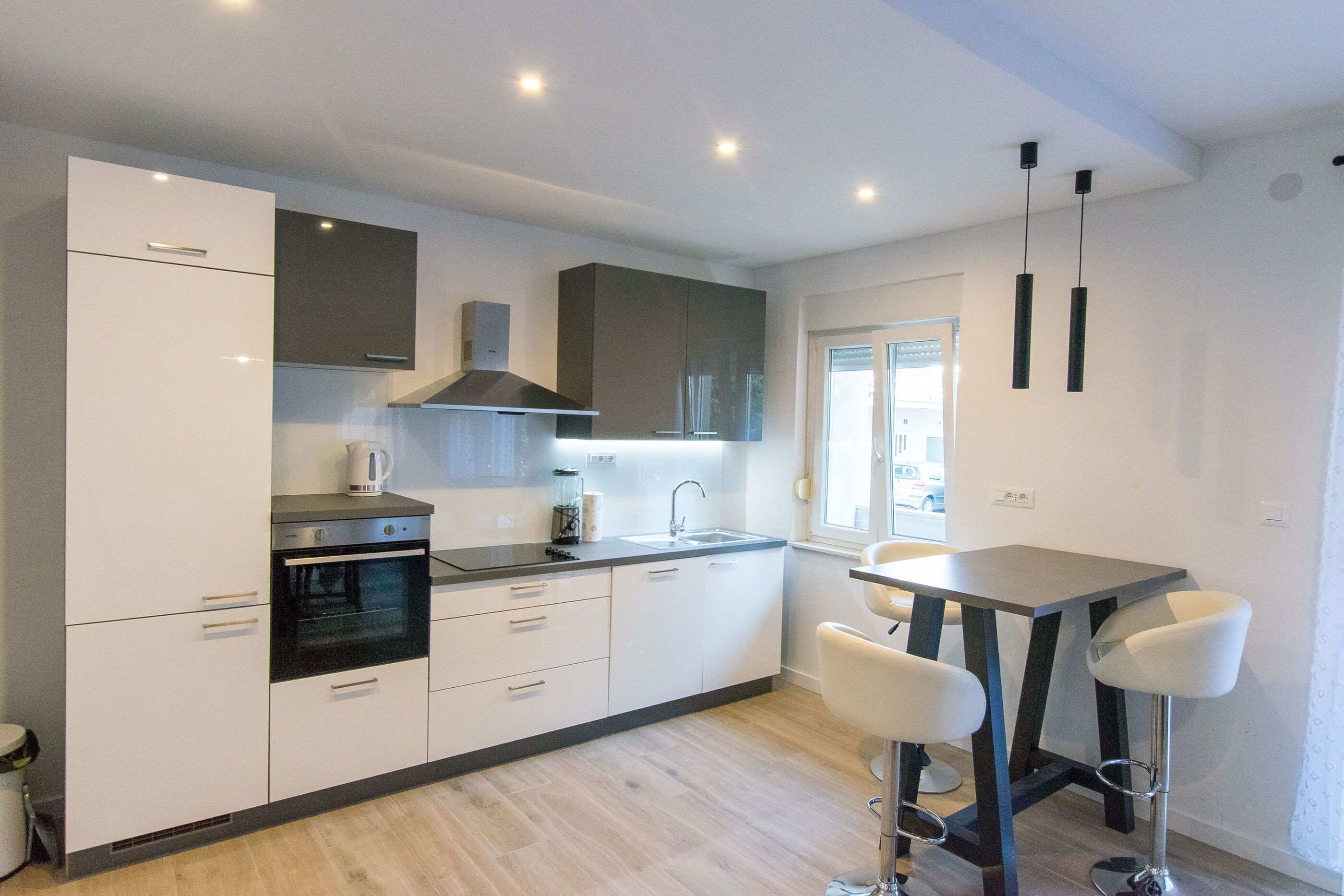 Apartment (A1) | Private kitchen | Fridge, oven, stovetop, dishwasher