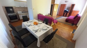 apartman (A1) | Étkezési lehetőség
