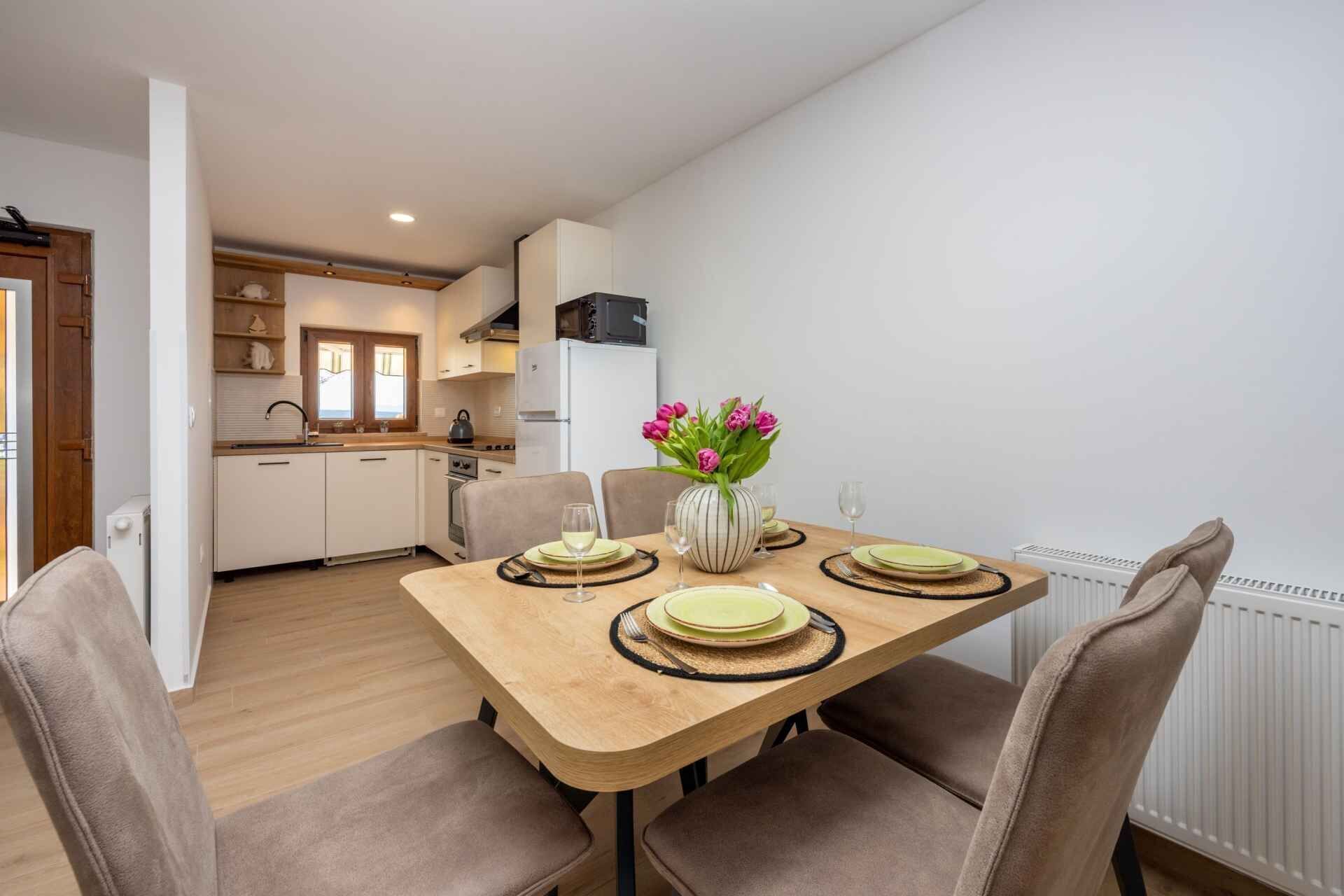 Casa | Cucina privata | Frigorifero, microonde, forno, piano cottura