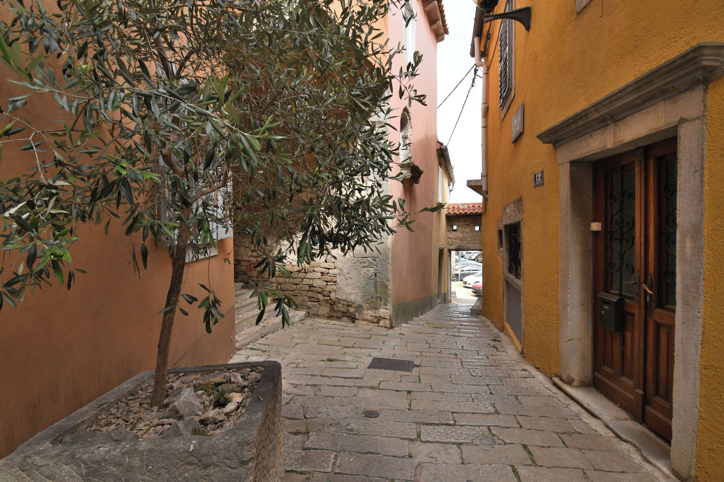 Vue sur la ville depuis l’hébergement 