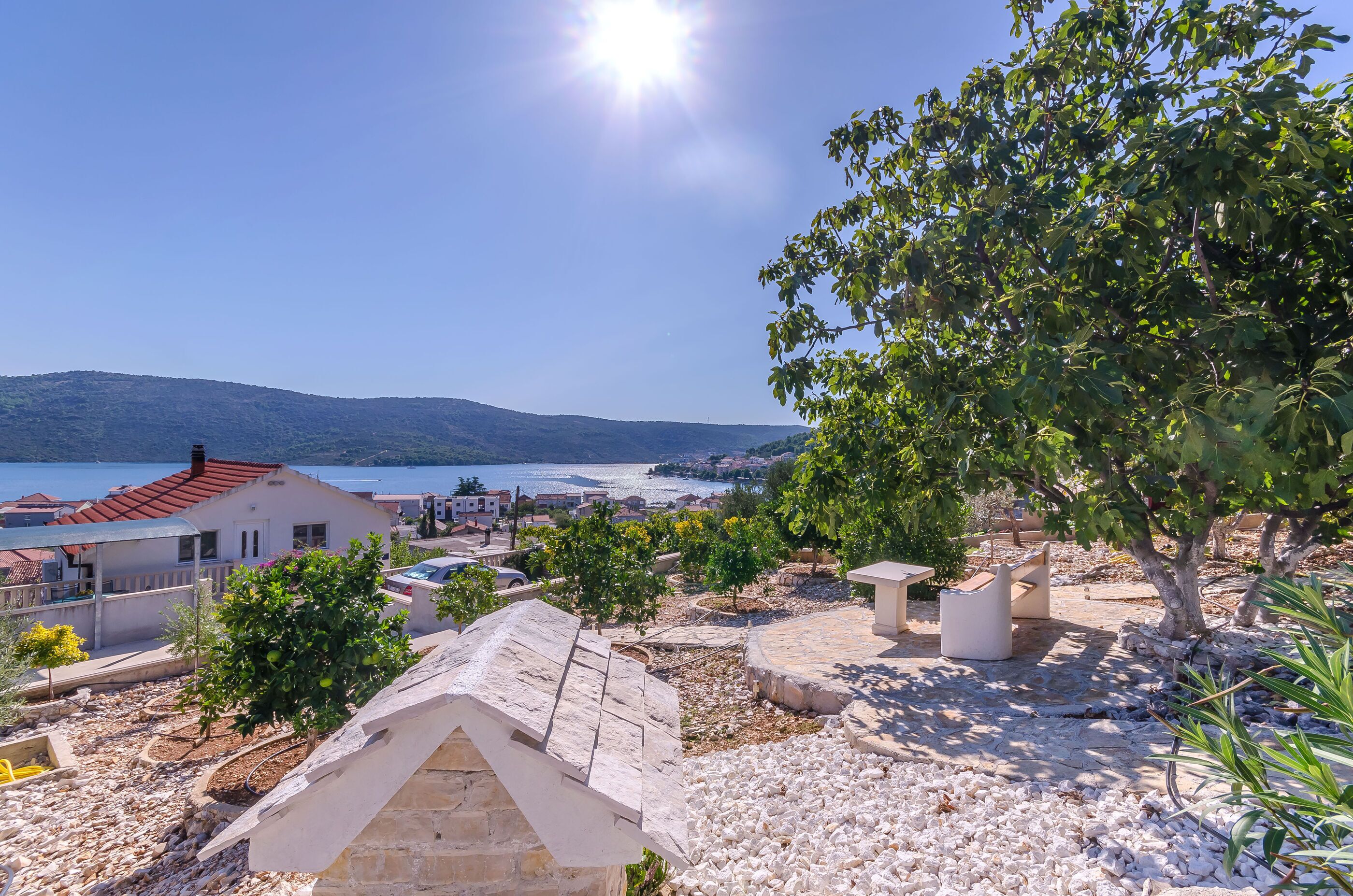 Uitzicht op het water