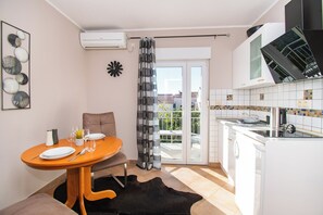 Apartment (A3) | Private kitchen | Fridge, microwave, stovetop, espresso maker - Apartments Ivica (Vodice)