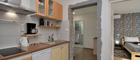 公寓 (A1) | 私人廚房 | 雪櫃、微波爐、焗爐、爐具