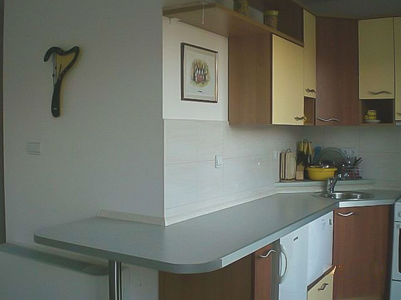 Refrigerador, horno, placa de cocina, lavavajillas