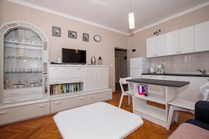 Apartment (A1) | Living room - Apartments Mrijana D (Rab)
