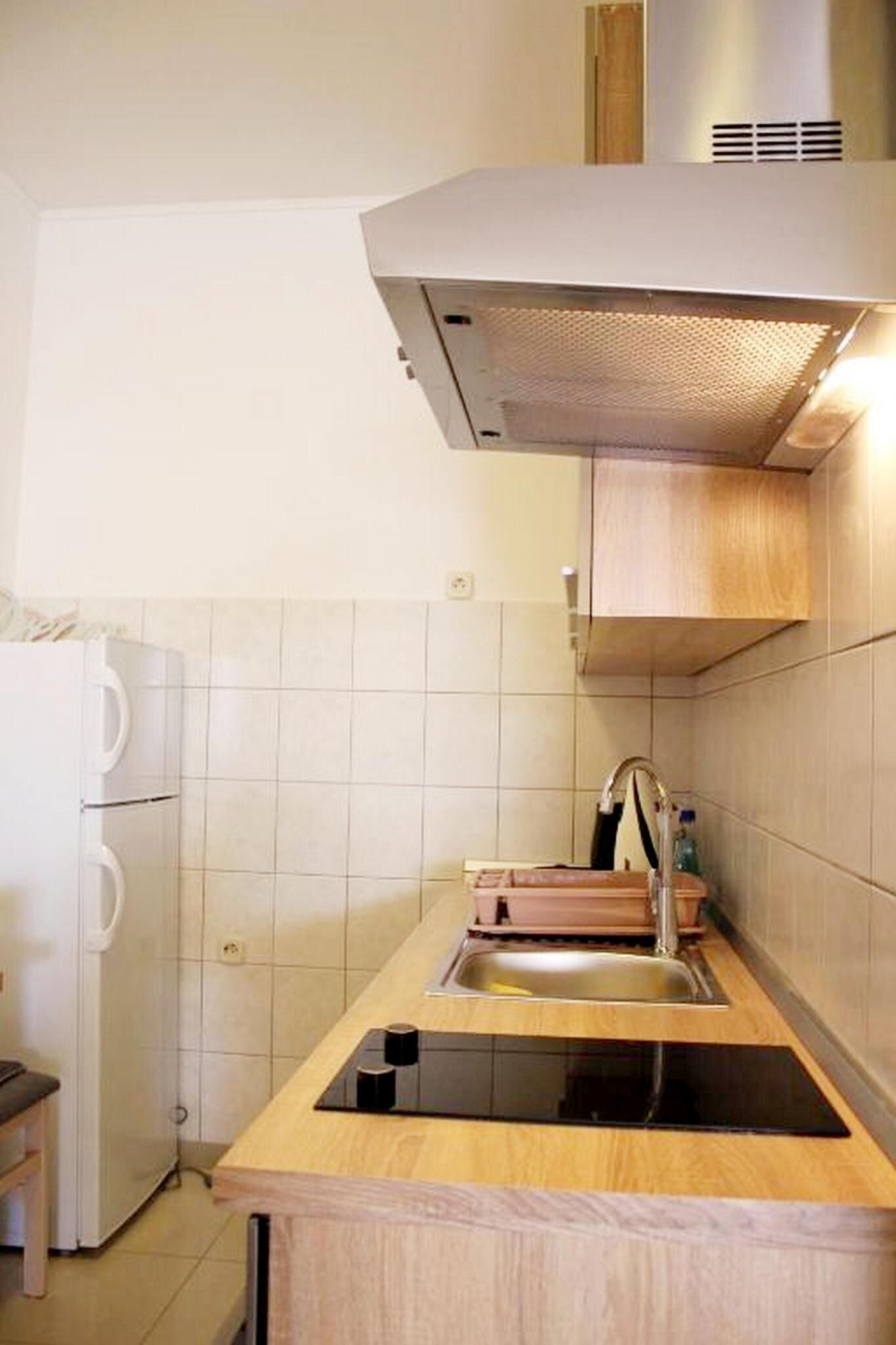 Studio (A1) | Private kitchen | Fridge, oven, stovetop, electric kettle