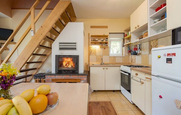 House | Private kitchen | Fridge, microwave, oven, stovetop - House Jasenak (Gracac)