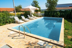 Outdoor pool - House Stone Curlew 1 (Benkovac)