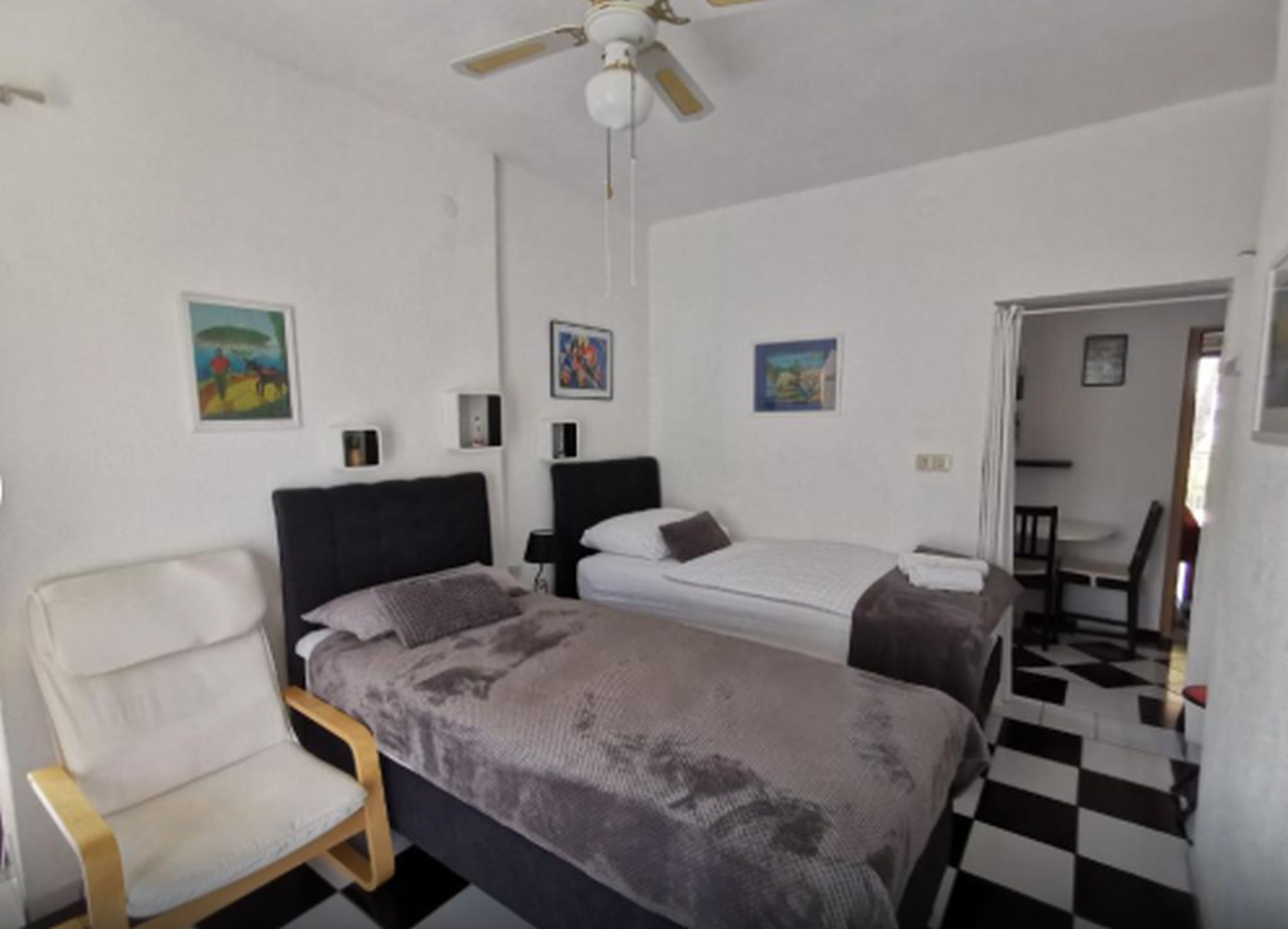 Apartment (A2) | Bügeleisen/Bügelbrett, kostenloses WLAN