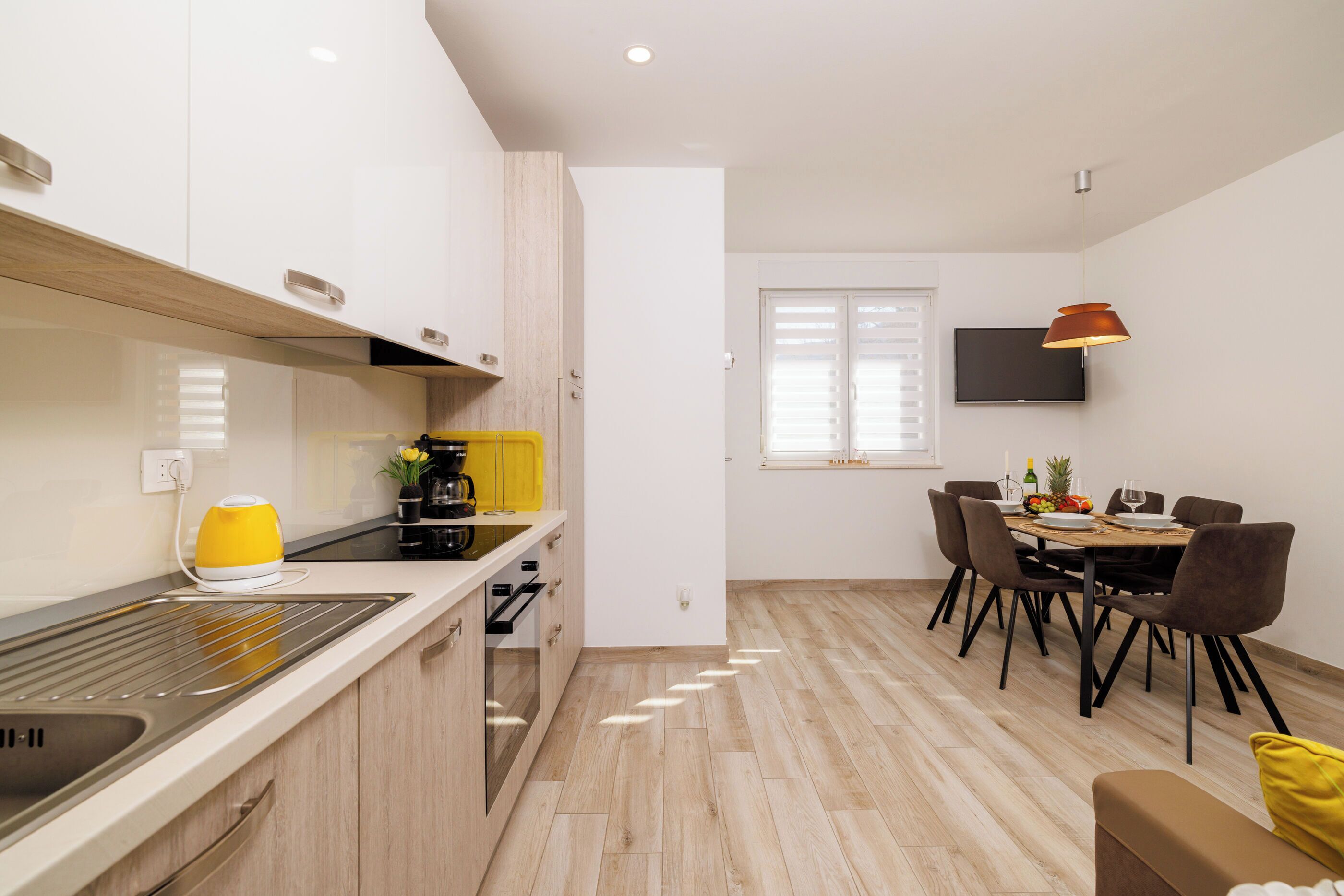 Apartment (A2) | Private kitchen | Fridge, oven, stovetop, dishwasher