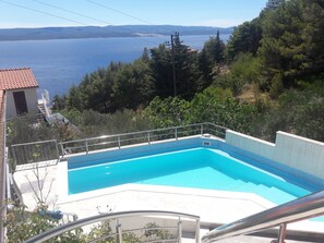 Outdoor pool - Apartment Relax (Omis)