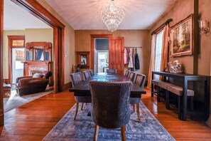 Dining - Bricks & Chance Luxury 5 BR home, NEAR Benedictine (Atchison)