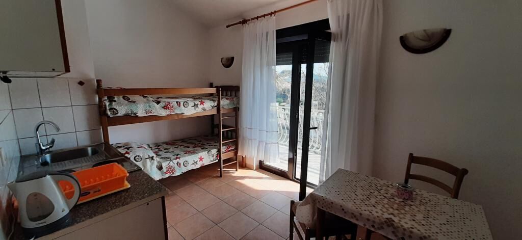 Fridge, microwave, espresso maker, electric kettle