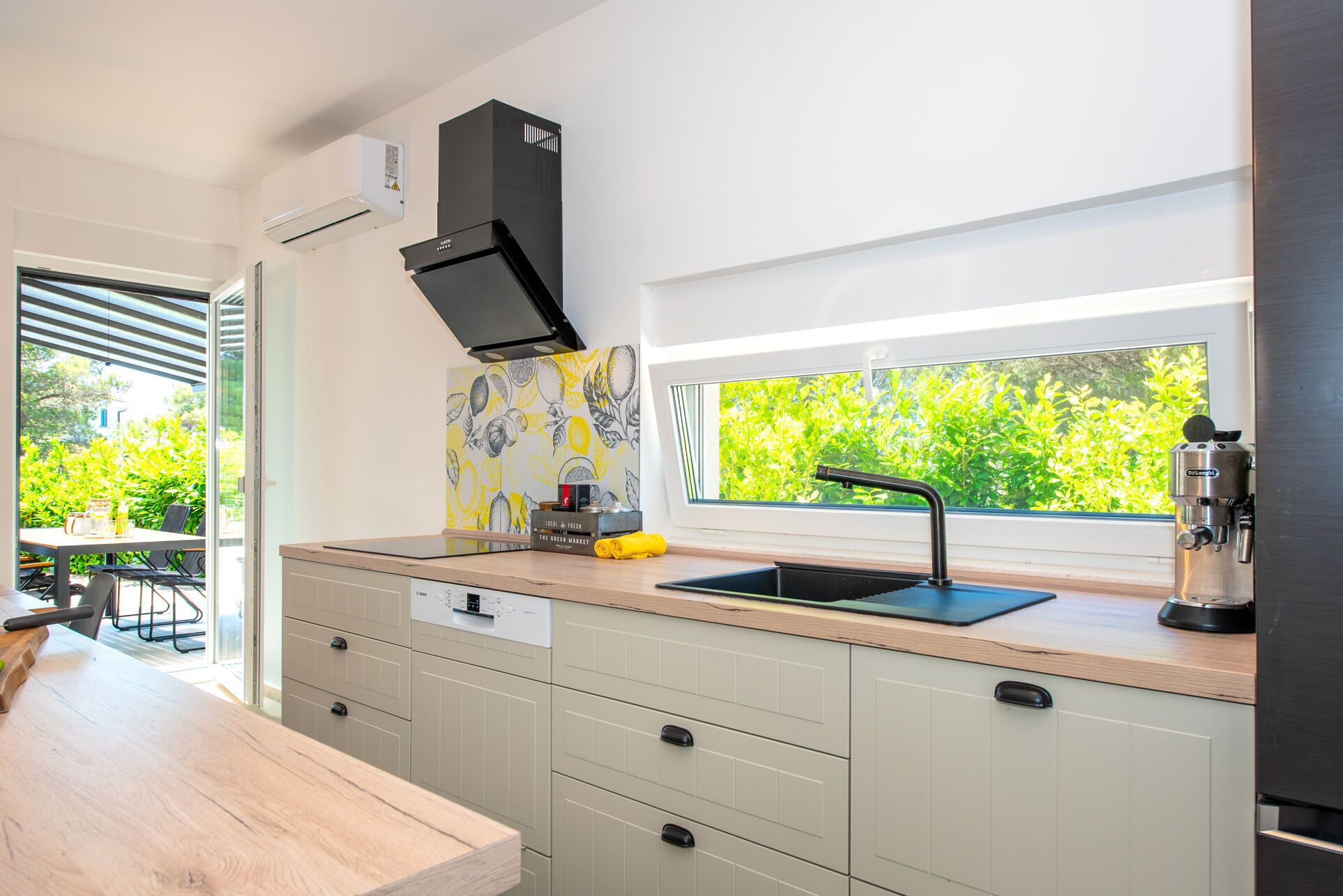 Villa | Private kitchen | Fridge, oven, stovetop, dishwasher