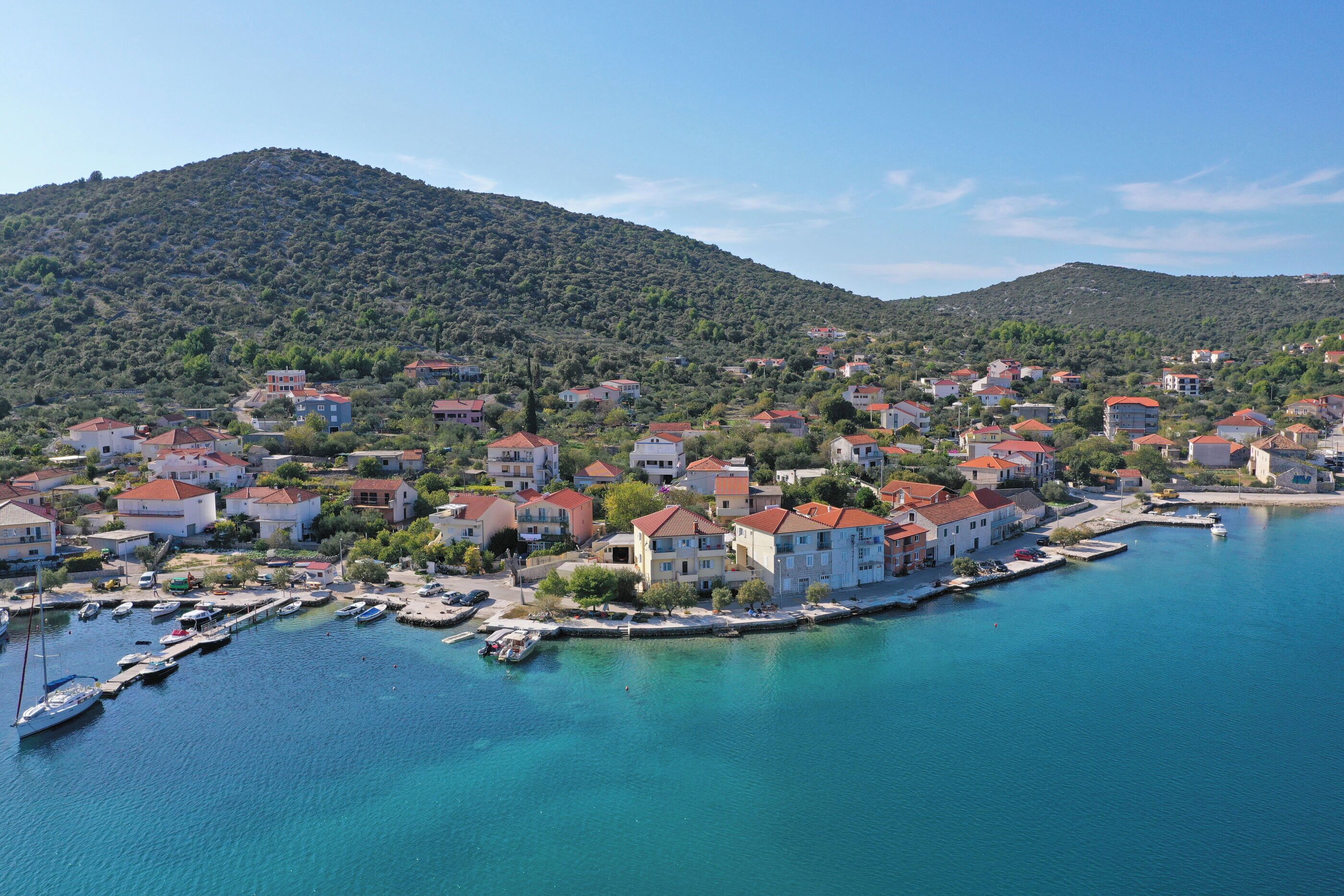 منظر من الجو على ارتفاع عالٍ