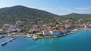 منظر من الجو على ارتفاع عالٍ