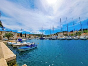 Stadsutsikt från boendet