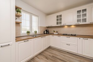 Villa | Private kitchen | Fridge, microwave, oven, stovetop - Villa St Vid 2 (Privlaka)