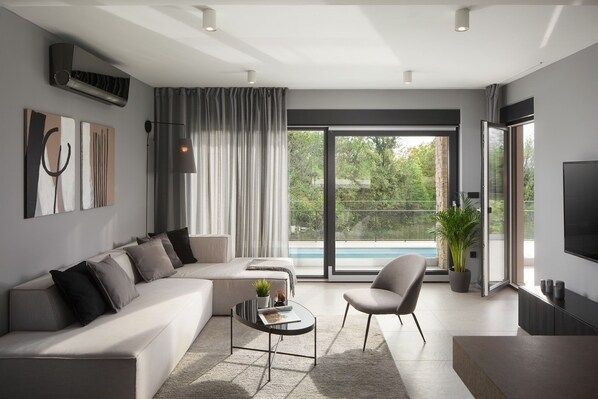 Villa | Living room - Villa Anthea and Paola (Sveta Nedelja)