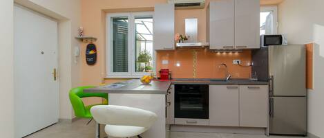 公寓 (A1) | 私人廚房 | 雪櫃、微波爐、焗爐、爐具