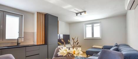 Talo | Yksityinen keittiö | Jääkaappi, uuni, liesi, astianpesukone