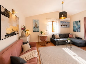 Smart TV, chimenea