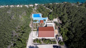 Aerial view - House Villa Beleca (Hvar)