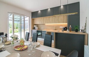 Villa | Private kitchen | Fridge, microwave, oven, stovetop - Villa Nebo - Heated Pool & Tennis Court (Omis)