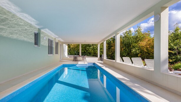 Outdoor pool, a heated pool - Villa Roko (Barban)