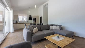 Villa | Living room | Fireplace