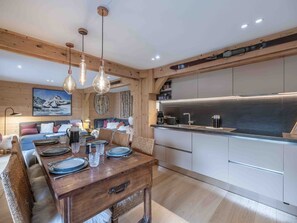 Dining - Duplex at the lift base in Megève - 4 bedrooms (Megève)