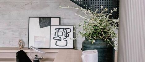 Villa | Private kitchen | Fridge, microwave, oven, stovetop