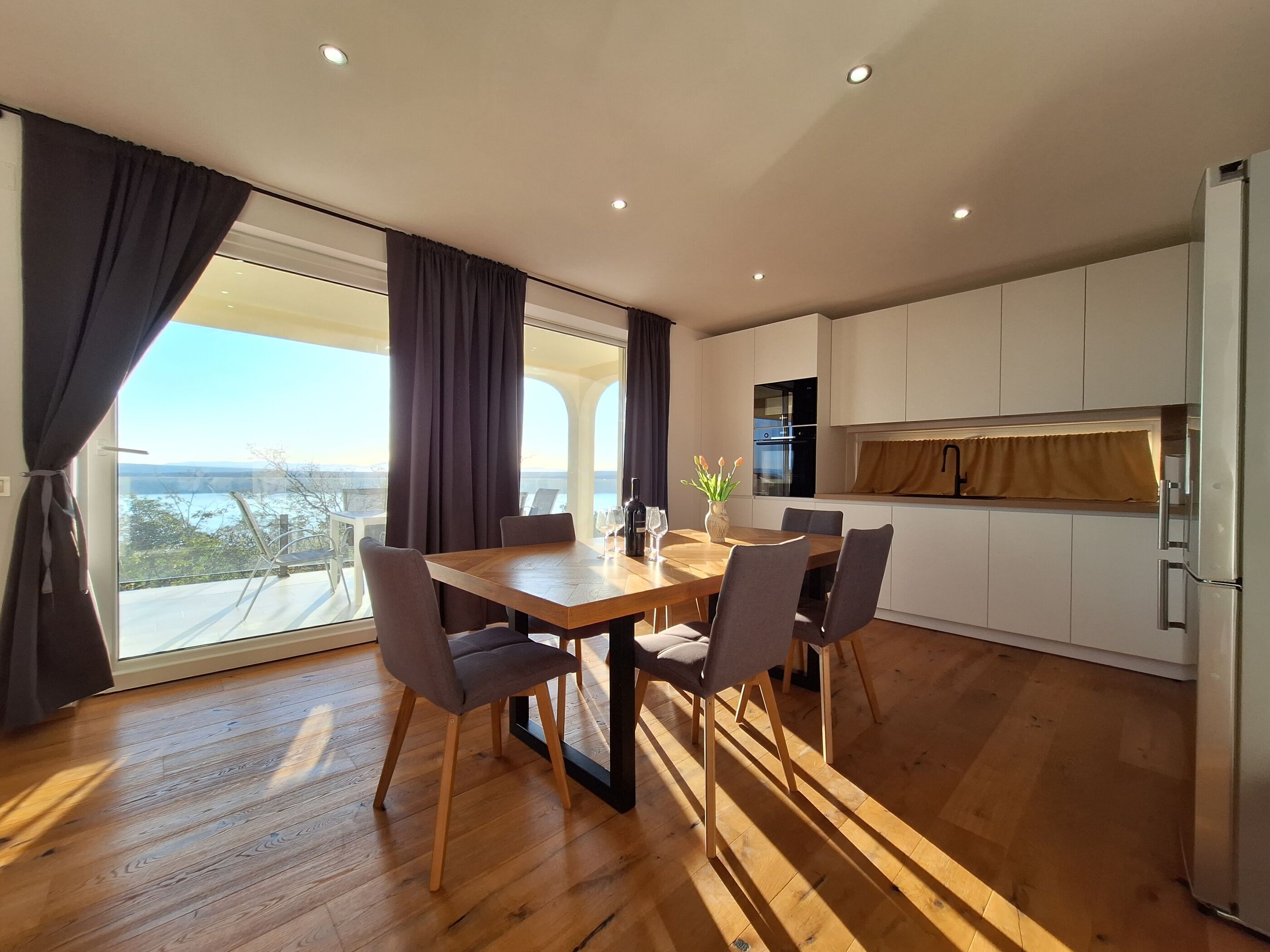 Apartment (A3) | Eigene Küche | Kühlschrank, Ofen, Herdplatte, Espressomaschine